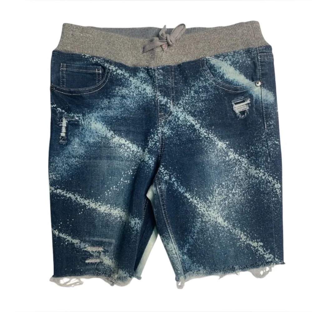 Arizona Jean Company Distressed Blue Kids Shorts